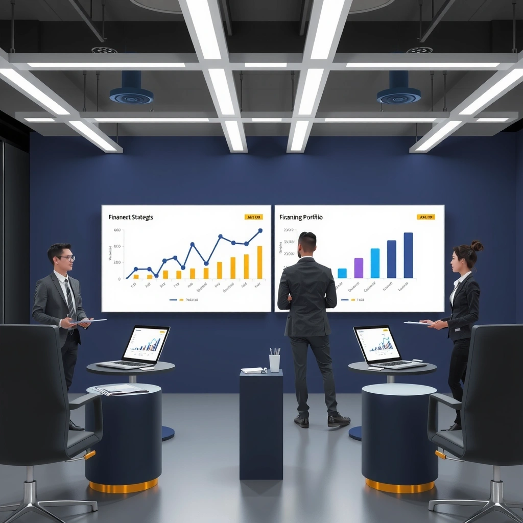 Sesión de consultoría financiera profesional